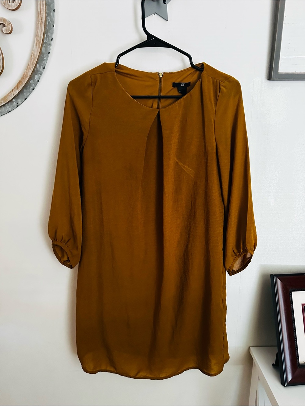 H&M Women's Mustard Shift Dress